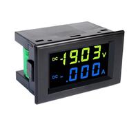 Mini ampèremètre de tension cc numérique de type HD, double affichage numérique LCD D85-3050AG AC220V 10A 50A(0-199.9V 1.999A)