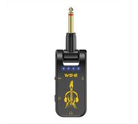 Mini ampli portable pour casque de guitare avec batterie lithium rechargeable et prise audio pivotante - Idéal pour s'entraîner à la guitare