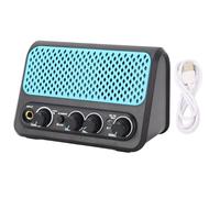 Mini amplificateur de guitare Bluetooth 5.0 portable à double canal, petit ampli de guitare électrique avec effet de réverbération pour s'entraîner à la maison ou en voyage,