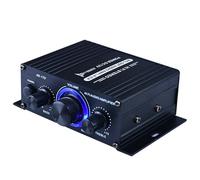 Mini amplificateur de puissance HIFI 12V, compatible Bluetooth, karaoké Audio, amplificateur de cinéma à domicile, 2 canaux, entrée USB/SD AUX