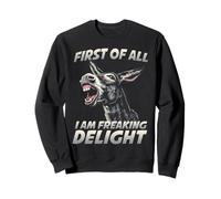 Mini âne Nain âne Ferme Humour âne aux Longues Oreilles Sweatshirt