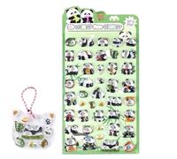 Mini Animal Sticker Set, Raised 3D Relief Decal Sheet, Tiny PVC Animal Stickers With Multi-Item Decorating Use for Water Cup Laptop Wall Guitar Suitcase Luggage Notebook Envelop Glass Tablet Planner