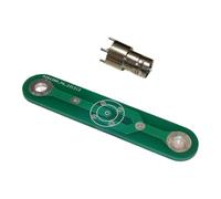 Mini antenne 49:1 équilibrée 5 W QRP à alimentation par pouce à ondes courtes avec connecteur BNC pour utilisation en extérieur portable HF, bleu