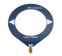 Mini antenne à boucle compacte avec connecteur SMA pour une réception efficace du signal à différentes fréquences (bleu)