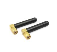 Mini antenne Double Bande WiFi 6 2,4 GHz 5 GHz 5,8 GHz MIMO 802.11 b/g/n/AC/AX RP-SMA mâle à Angle Droit pour FPV Bluetooth Adaptateur USB 6E Carte PCIe Mini PC Routeur Caméra de recul sans Fil