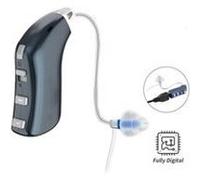 Mini appareil auditif rechargeable à 20 canaux amplificateur d'oreille numérique bte amplificateur auditif pour personnes âgées - oreille gauche G