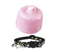 Mini appareil intelligent pour localisateur de perte avec collier réglable compatible avec Android (1,7 x 1,2 cm)