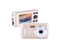 Mini Appareil Photo numérique, 720P HD 2,4 "écran LCD 4X Zoom numérique 16MP 30fps Caméra Caméscope Support Mémoire Carte pour Enfants Enfants Cadeau(Or)