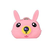 Mini appareil photo numérique 8MP 2,0 pouces IPS Display batterie rechargeable intégrée étanche avec caméras à carte mémoire 8 Go pour enfants, rose
