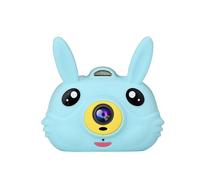 Mini appareil photo numérique 8MP 2,0 pouces IPS Display batterie rechargeable intégrée étanche avec caméras de carte mémoire 8 Go pour enfants, bleu