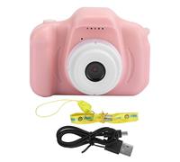 Mini appareil photo numerique intelligent pour enfants, dessin anime, photographie, video, fonctionnement simple, rose