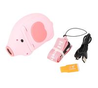 Mini appareil photo numerique mignon pour enfants, motif elephant, dessin anime, jouet video, cadeau pour garcons et filles (rose)