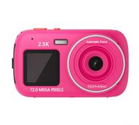 Mini appareil photo numérique XJ07 facile à utiliser avec fonction de saisie automatique, parfait pour les jeunes photographes qui cherchent à apprendre (rouge)