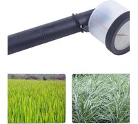 Mini-applicateur d'herbe à saupoudrer, conception portable, matériau ABS durable, y compris les accessoires de flocage, noir