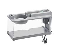 Mini Aquarium - ABS, Mini Aquarium, Aquariumm De Bureau, Décoration Table, Aquariumm Alimenté Par USB Avec Pompe À Eau, Sable Décoratif, Économie D'énergie, Décoration D'intérieur Respectueuse De L'e