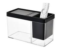 Mini Aquarium Bureau - Petit Bac Poisson | Cuve Poisson Combattant | Réservoir Transparent Créatif avec Couvercle ABS, Haute Transparence Lumière, Bords Arrondis Sécurisés, pour Artémias Crevettes