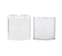 Mini Aquarium Portable Empilable Hexagonal pour Aquarium Petit pour Décoration de Bureau (#3)
