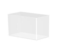 Mini Aquarium, Small Rimless Tank, Frameless Extra Clear Bowl, Compact Habitat for Temporary Space, Perfect for Men, Women, and Nature Lovers, 11.42x5.91x6.1 inches