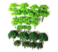 Mini Arbre Artificiel De Différentes Tailles, 20 Pièces, Modèle Mixte, Train, Micro Paysage, Arbre De Noël