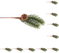 Mini-arbre de Noël Accessoires Pommes de pin Branches de pin Décorations de Noël Petits arrangements floraux