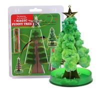 Mini Arbre de noël Magique Kit de Culture Cristal nouveauté éducative Arbre noël en Cristal pour garçons et Filles Cadeau