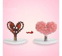 Mini arbre magique magique en forme de cœur - Idéal pour un anniversaire de mariage ou un anniversaire.