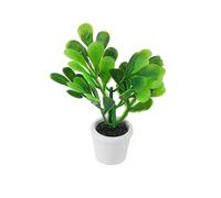 Mini Arbre Vert Miniature En Pot Pour Maison De Poupée, Échelle 1:12, Simulation De Plantes Vertes