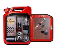 Mini armoire de bar en forme de tonneau d'huile, boîte de rangement créative pour whisky et champagne pour collectionneurs de vin, cadeau unique pour homme, décoration de bar à la maison