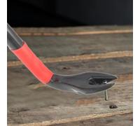 Mini arrache-clous de 22,9 cm avec poignée antidérapante et finition résistante à la rouille, barre de biche robuste en acier au carbone pour levier et N