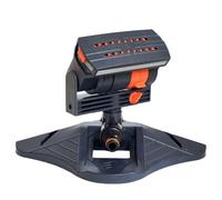 Mini arroseur de pelouse oscillant turbo 16 buses, arroseur de jardin avec raccord rapide et grande base, 4 modes, arroseur de pelouse pour arrosage du jardin, largeur et débit réglables