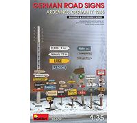 MiniArt Kit de maquette Panneaux routiers militaires allemands Ardennes 1945 1:35 MA35609