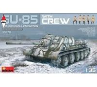 MiniArt Maquette 1/35 Su-85 soviétique Mod. 1943 (début) Avec équipage Neuf