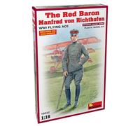 MiniArt – Maquette 1:16 Manfred von Richthofen (Red Baron) – Kit plastique à assembler, non peint