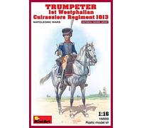 Mini Art 16033 1:16 Fig. Kür. Trompettiste 1.We. Reg. 1813 - Reproduction fidèle, modèle réduit, kit Plastique, Bricolage, Loisirs créatifs, Collage, kit modèle, à Assembler, Non Peint