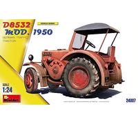 Mini Art 24007 1:24 Tracteur D8532 Mod.1950 - Reproduction fidèle, modèle réduit, kit Plastique, Bricolage, Hobby, Collage, kit modèle, à Assembler, Non Peint