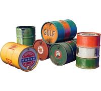 Maquette Diorama Fuel & Oil Drums 1930-50's Set 2 |miniart|24012| 1:24 Maquette