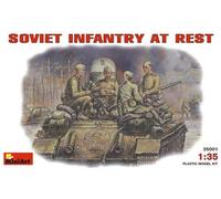 Mini Art 35001 Soviet Infantry At Rest 1:35 Plastic Kit Maquette-Mini Art