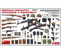 Mini Art 35247 1:35 Kit d'armes/Accessoires d'infanterie Allemande - Réplique fidèle à l'original, modélisme, kit de Construction en Plastique, Bricolage, Loisirs, Collage, kit de modélisme, à