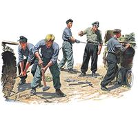 Mini Art 35319 1:35 Fig. mécanicien de Chars allemands avec Outils. (5) - Reproduction fidèle, modèle réduit, kit Plastique, Bricolage, Loisirs créatifs, Collage, kit modèle, à Assembler, Non Peint