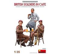 Miniart 35392 - 1/35 Soldats Britanniques Dans Un Café - Neuf