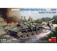 Mini Art 35395 1:35 Tracteur Allemand T-60(r) avec PaK40/Man. - Reproduction fidèle, modélisme, kit Plastique, Bricolage, Loisirs créatifs, Collage, kit modèle réduit, Assemblage, Non Peint