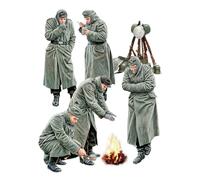 Mini Art 35428 1:35 Set de Figurines de Soldats allemands WW II SP.Ed. - Reproduction fidèle, modèle réduit, kit Plastique, Bricolage, Hobby, Collage, kit modèle, à Assembler, Non Peint