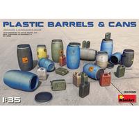 Mini Art 35590 1/35 Barils Et Canettes En Plastique
