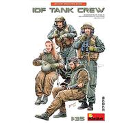 MiniArt Maquette plastique 37076 – Équipe de chars de l'IDF 1:35 (4) non peint, gris