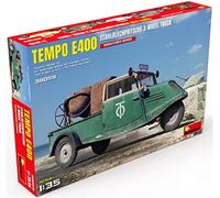Mini Art 38059 1:35 1:35 Tempo E400 Kit de Construction en tôle d'acier à 3 Roues - Réplique fidèle à l'original, modélisme, kit de Construction en Plastique, kit de Construction de Camion, kit de
