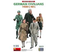 Mini Art 38075 1/35 Têtes En Résine De Civils Allemands 1930-40