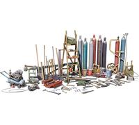 MiniArt Kit d'outils 49013 – Échelle 1:48, kit en plastique, reproduction fidèle de l'original