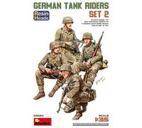 Mini Art 53024 1/35 Ensemble De Cavaliers Allemand 2. Têtes En Résine