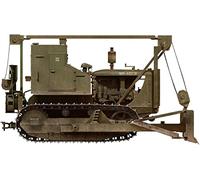 Maquette - Mini Art - U.S. Armored Bulldozer - Blanc - Vert Et Marron - Plastique-Mini Art Multicolore