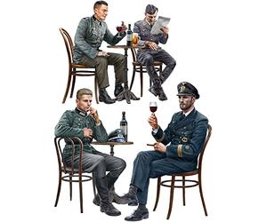 Mini Art Soldats allemands, Molded Color